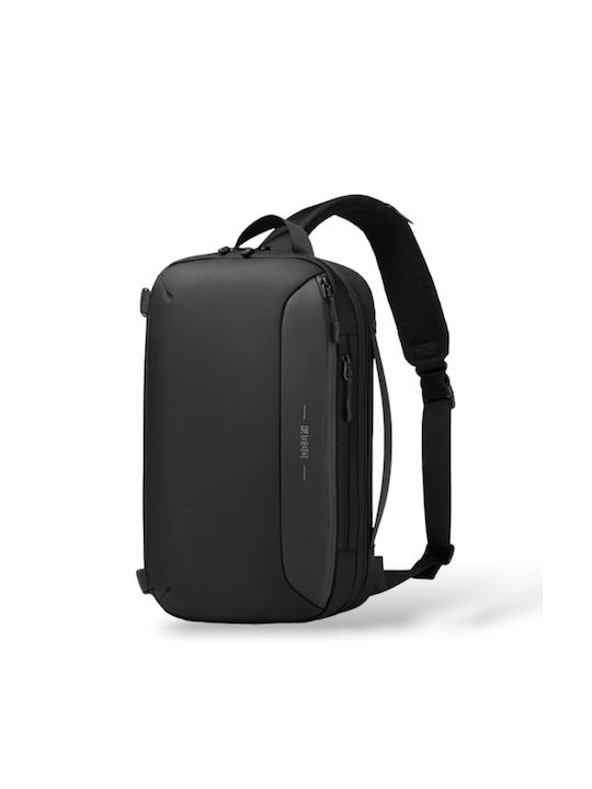Leastat Fabric Sling Bag Lt3810 with Zipper & Internal Compartments Black 28x10x40cm