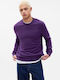 GAP Men's Long Sleeve Sweater Purple