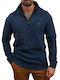 Herrenblusen Kurzarm Blau