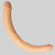 Mokko Toys Двойно дилдо Телесен