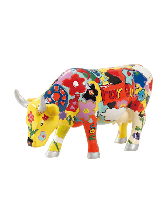 Cow Parade Διακοσμητική Αγελάδα Πολυρητίνης 15x5x9cm