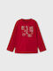 Kids Long-Sleeved Gray Blouse