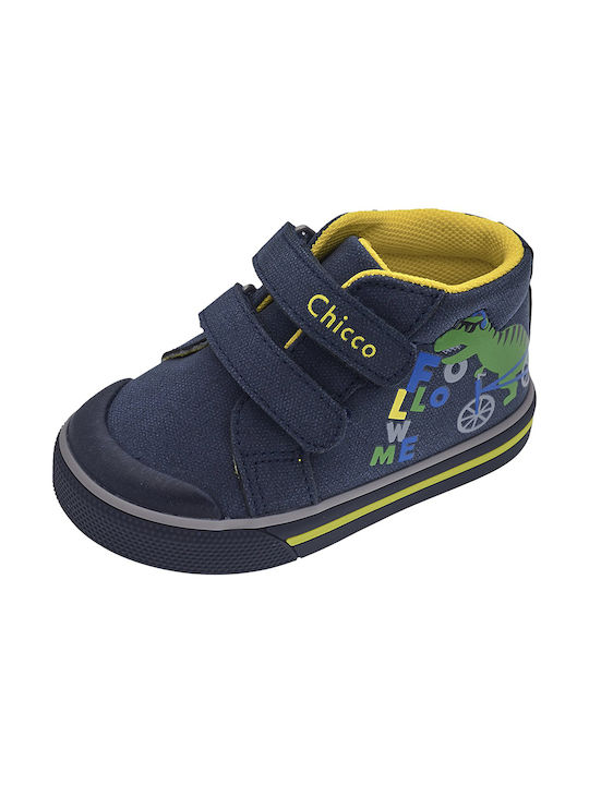 Chicco Kids Boots with Hoop & Loop Closure Blue