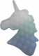 Unicorn Pop it Fidget Silicon Alb