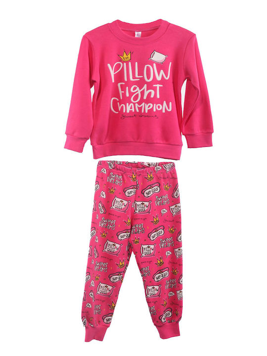 Dreams Kids Pyjamas Cotton Fuchsia