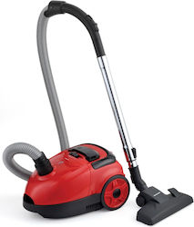 Heinner 750W Bagged Vacuum Cleaner Red Heinner 750W Bagged Vacuum Cleaner Red