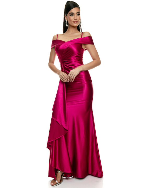 RichgirlBoudoir Maxi Evening Dress Fuchsia