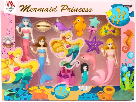 QiHao Σετ Γόμες για Μολύβι Princess 12τμχ