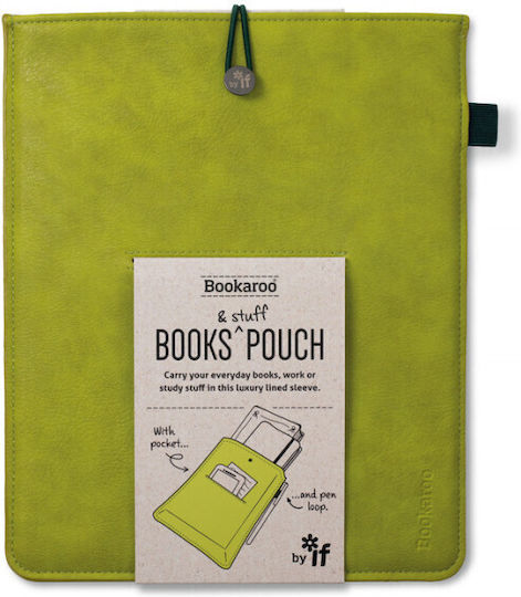 IF Bookaroo Stoffhülle Für Buch Grün 27x22cm