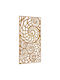 vidaXL Brown Wall Decor Made of Metal 105x55cm