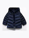 Kids' Casual Jacket Short with Hood Blue