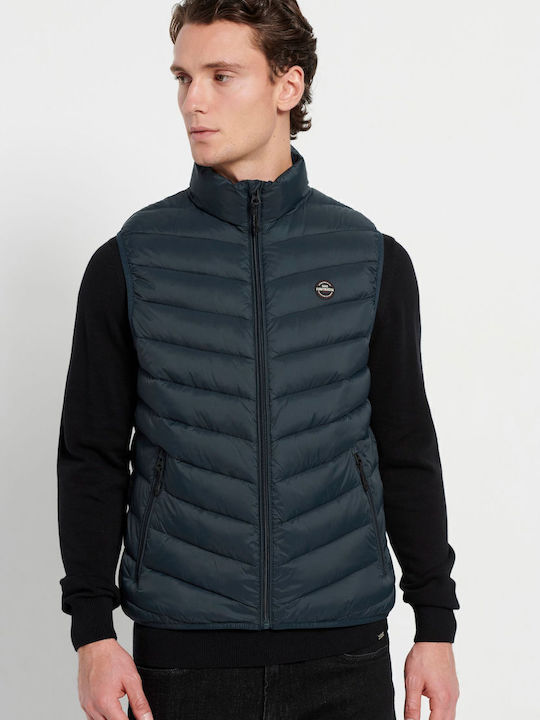 Funky Buddha Αμάνικο Μπουφάν Puffer DEEP GREEN