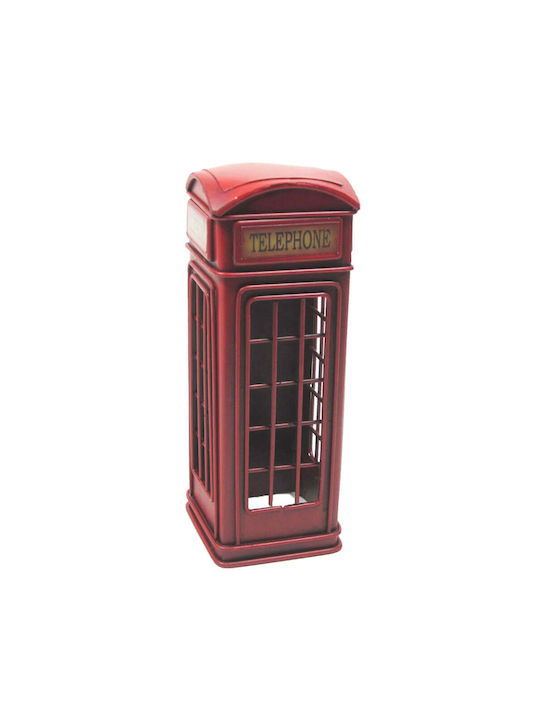 SP Souliotis Telefon Decorativ Metalic Retro Antic 6x6x15cm