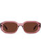 Meller Kessie Sunglasses with Pink Frame and Pink Polarized Lenses KES3-DARKPINKAKAO