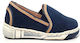 Designer's Cat Βαπτιστικές Δερμάτινες Εσπαντρίγιες Navy Μπλε
