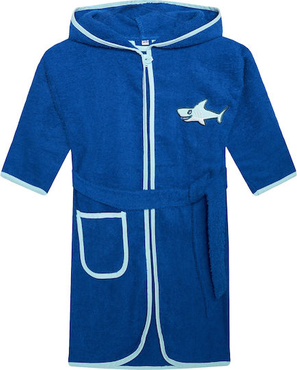 Playshoes Παιδικό Μπουρνούζι Blau mit Kapuze
