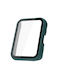 2 Pc+ Silicone Case with Glass in Green color for Huawei Watch Fit 2 / Fit 2 Active