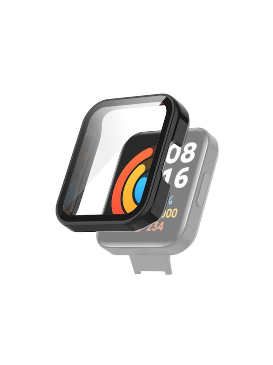 Защитна Пластмасов Калъф в Черен цвят за Redmi Watch 2 Lite - Редми часовник 2 Лайт