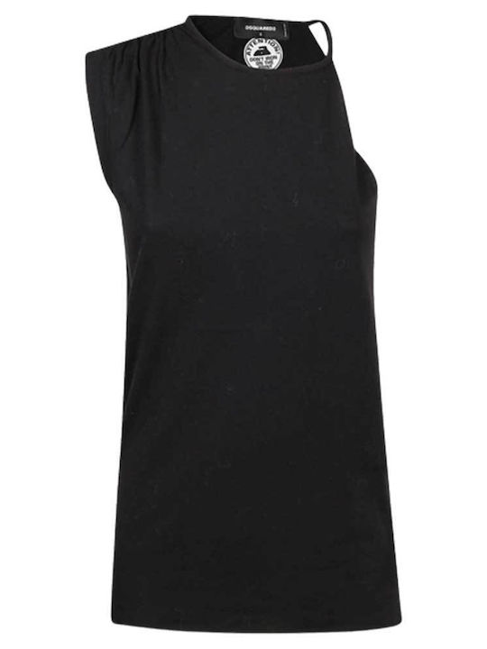 Dsquared2 Women's Summer Blouse Sleeveless Black