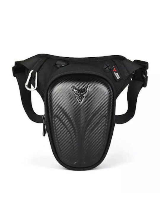 MotoCentric Rider Leg Bag Black