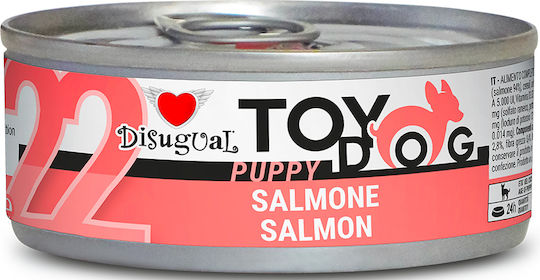 Disugual Wet Food for Puppies in Cans with Salmon Grain-Free & Gluten-Free 85gr