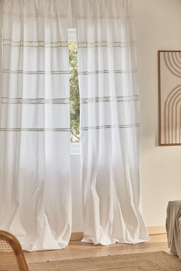 Calma House Inca με Τιράντες White 140x280εκ.