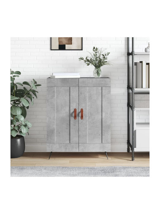 Sideboard Wooden Gray 69.5x34x90cm