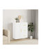 Bufet cu Sertare Alb 69.5x34x90cm
