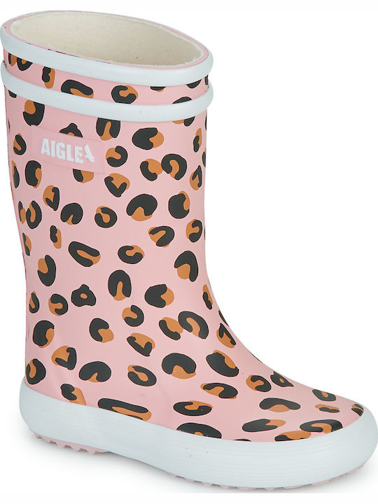 Aigle Kids Wellies Lolly Pop Play Pink