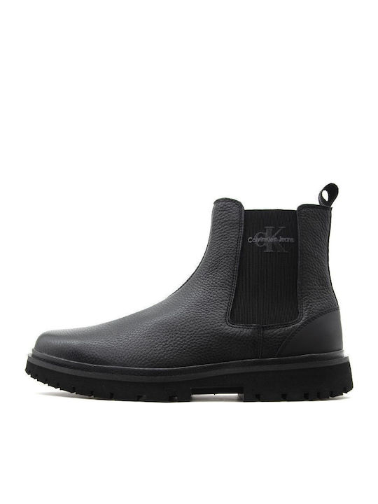 Leather Black Chelsea Boots