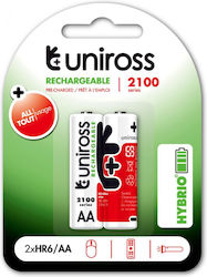 Uniross Hybrio AA 2100mAh 1,2V 2 Stück