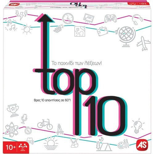 Настолна игра Top 10 за 2+ играчи 10+ години AS