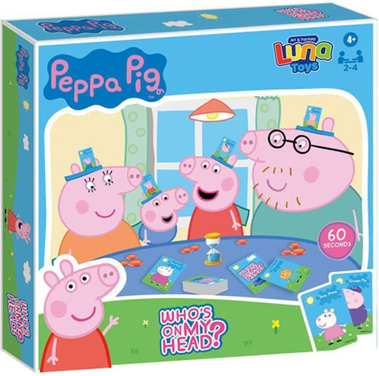 Board Game Ποιος Είναι Στο Κεφάλι Peppa Pig 4+ Years Old (EN) Luna