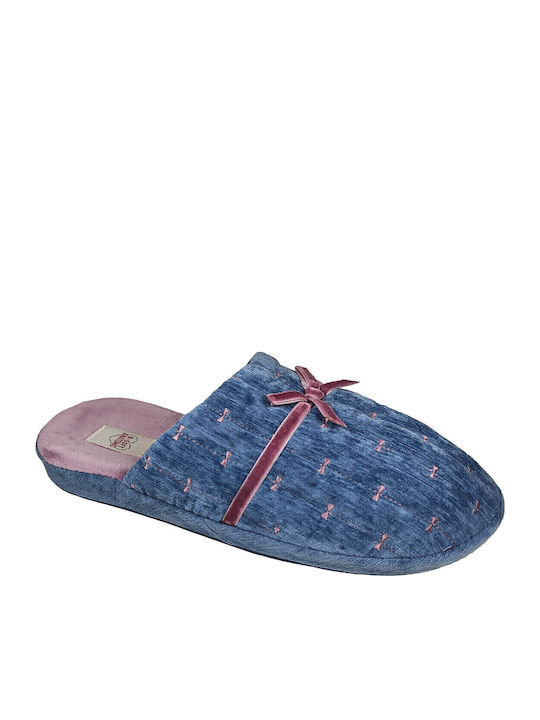 B-Soft Anatomische Damen Hausschuhe Blau
