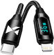 Wozinsky Braided USB-C to Lightning Cable 36W Μαύρο 2m (WUCLC2)