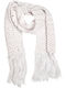 Philio Women's Knitted Scarf White
