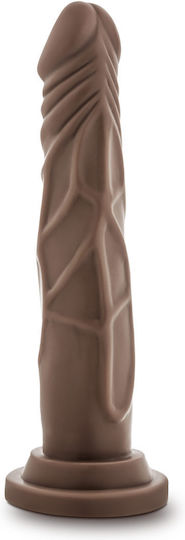 Blush Chocolate Dr. Skin Dr. Carter Ρεαλιστικό Dildo με Βεντούζα Καφέ 18cm
