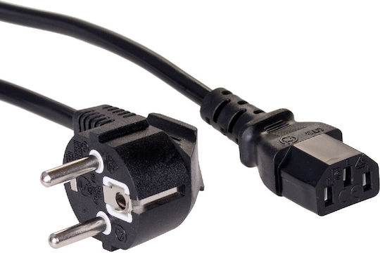 Jasper IEC C13 - IEC C14 Cable 1.5m Μαύρο