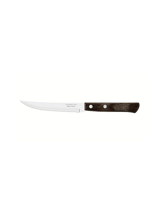 Plastona Μαχαίρι Steak από Ανοξείδωτο Ατσάλι Polywood Natural 12.5cm 020.21199.964