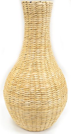 Dekorative Bodenvase Korbweide Braun F28xY56cm