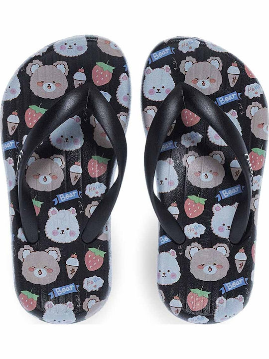 Kinder Flip Flops Schwarz