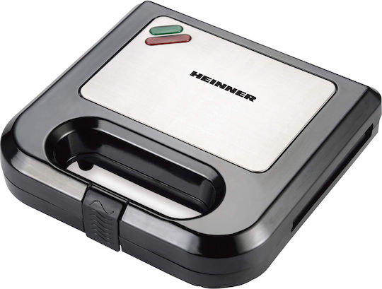 Heinner Sandwich Maker for for 2 Sandwiches Sandwiches 750W Gray