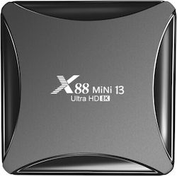 TV Box X88 Mini 13 4K UHD με WiFi 2GB RAM και 16GB Αποθηκευτικό Χώρο με Λειτουργικό Android