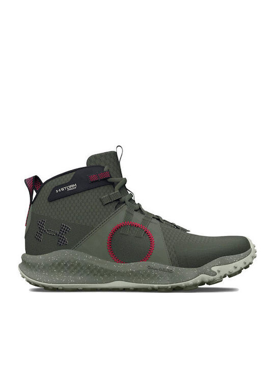 Under Armour Charged Maven Trek Ανδρικά Ορειβατικά Μποτάκια Αδιάβροχα Πράσινα