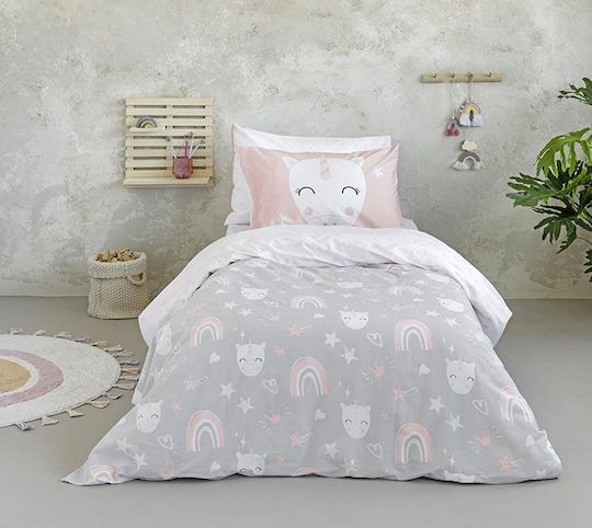 Nima Kids Duvet Single with Microfiber Filling One color 160x240cm