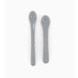 Twistshake Baby Set with Spoons made of Plastic for 4+ months Gray 2pcs Twistshake Baby Set with Spoons made of Plastic for 4+ months Gray 2pcs