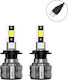 NovSight Lamps Car & Motorcycle H7 LED 6500K Cold White 12V 72W 2pcs