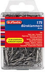 Herlitz Set of 175pcs Paper Clips 26mm