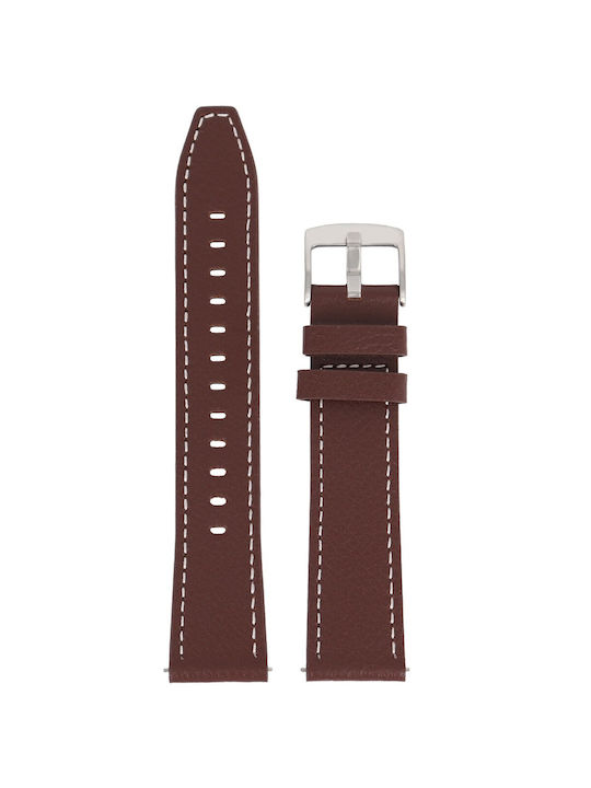 VStraps Leather Strap Brown 20mm