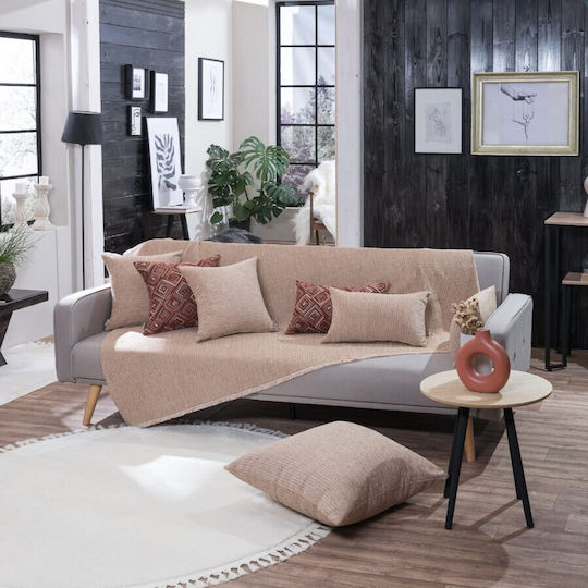 Teoran Melrose Sesselüberwurf Chenille 180x150cm